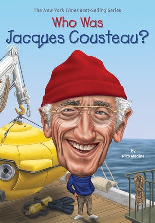 Who Was Jacques Cousteau? book cover